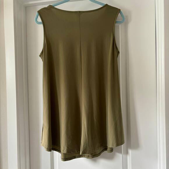 CATO Olive Green Tank Top Size Medium NWT - Picture 2 of 3